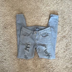 AEO Ripped Skinny Jeans